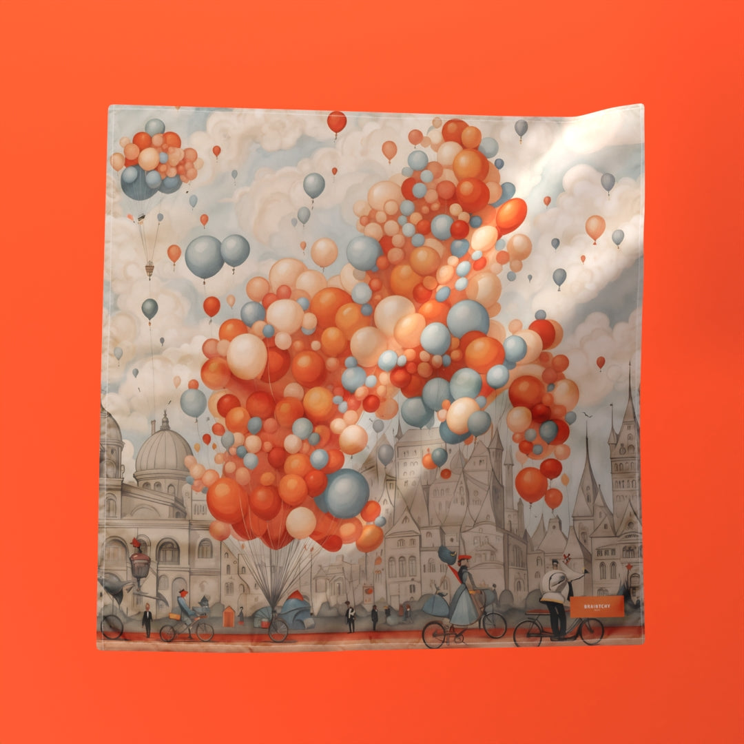 WHIMSICAL BALLOON PARADE BANDANA.